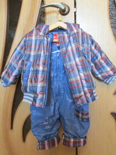 Лот: 8090191. Фото: 1. Комплект демисезон (куртка + полукомбинезон... Верхняя одежда