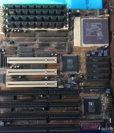 Лот: 13849790. Фото: 1. Материнская плата для 486 процессора... Материнские платы