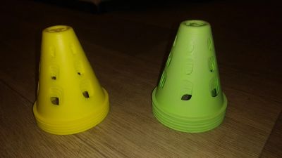 Лот: 25899308. Фото: 1. Комплект конусов 5шт высота 8см. Другое (спортивные товары)