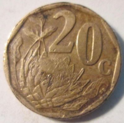 Лот: 11546676. Фото: 1. 20 центов 1997 Африка. Африка