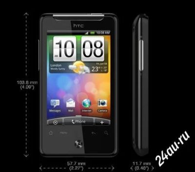 Лот: 1518488. Фото: 1. HTC Gratia A6380 Black РСТ (на... Смартфоны