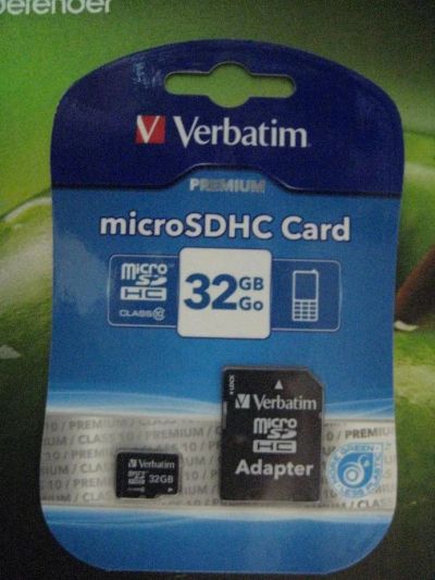 Лот: 5418419. Фото: 1. Карта памяти micro SD HC 32 ГБ... Карты памяти