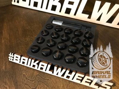 Лот: 15753969. Фото: 1. Стальные колесные гайки Rays черные... Секретки, гайки, проставки