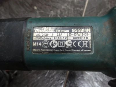 Лот: 15256282. Фото: 1. Балгарка Makita 9558HN # И6971С. Электроинструмент