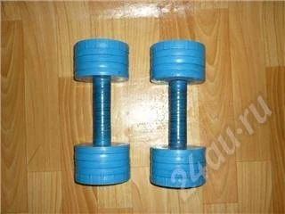 Лот: 253070. Фото: 1. Гантели по 6кг. Разборные. (Диски... Штанги, блины