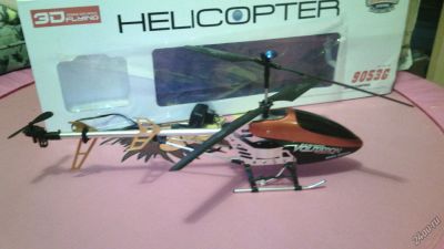 Лот: 4915780. Фото: 1. Вертолет на р\у металлический... Машины и техника