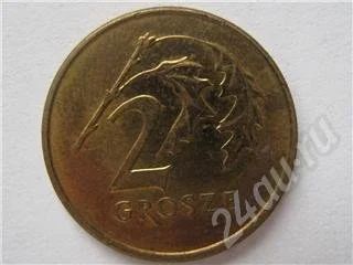 Лот: 237538. Фото: 1. Польша. 2 гроша 1998г.С 1 рубля... Европа