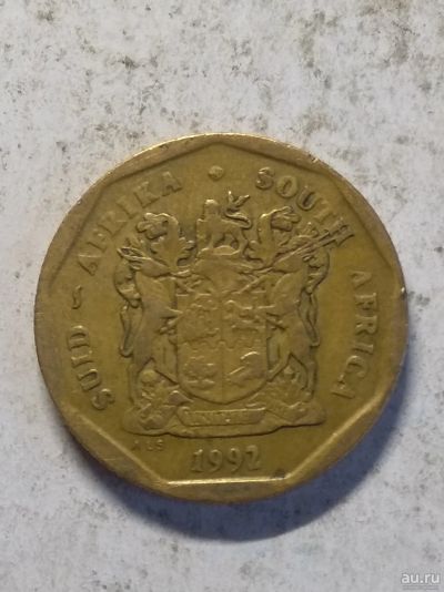Лот: 16497155. Фото: 1. ЮАР 50 центов, 1992. Африка