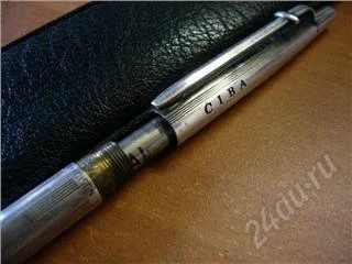 Лот: 68621. Фото: 1. Серебрянная авторучка фирмы "Karandache... Орудия труда