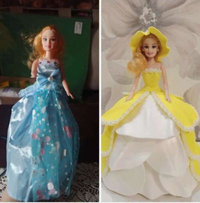 Лот: 21061114. Фото: 1. Кукла-модель «Эмма» в платье... Куклы и аксессуары