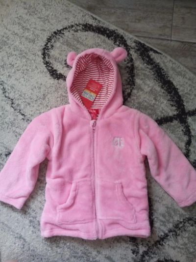 Лот: 7284367. Фото: 1. куртка розовая мишка. Верхняя одежда