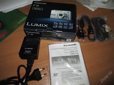 Лот: 1190476. Фото: 1. Panasonic LUMIX DMC-F3, F4, документы... Цифровые компактные