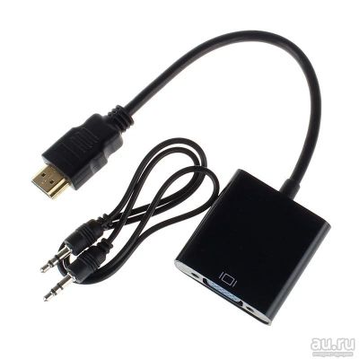 Лот: 13203174. Фото: 1. HDMI M (male) to VGA F (female... Шлейфы, кабели, переходники