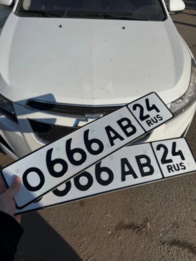 Лот: 25880622. Фото: 1. Гос номер 666. Госномера