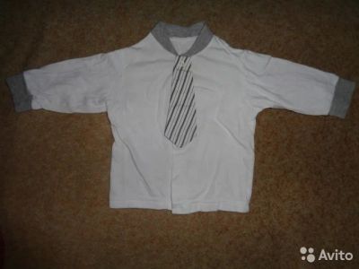 Лот: 6512070. Фото: 1. Рубашка с галстуком. Костюмы, пиджаки, комбинезоны