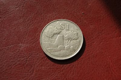 Лот: 25888872. Фото: 1. Зимбабве 1 доллар 1993 г. Африка