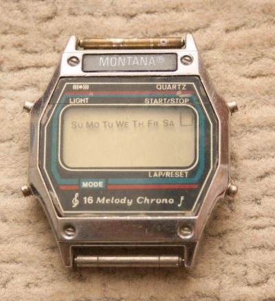 Лот: 8959558. Фото: 1. Часы Montana электронные антиквар. Оригинальные наручные часы