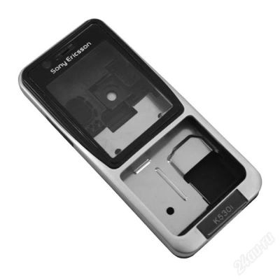 Лот: 1740443. Фото: 1. Корпус Sony Ericsson K530 (серебро-черный... Корпуса, клавиатуры, кнопки