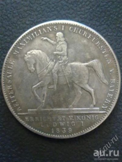 Лот: 15659725. Фото: 1. Монета Талер 1839г серебро 22... Европа