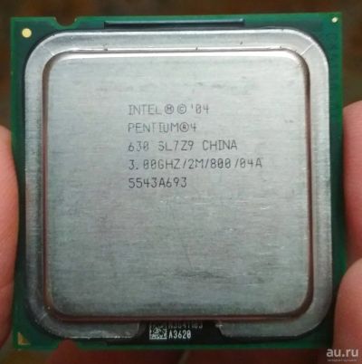 Лот: 18474808. Фото: 1. Процессор.Intel Pentium 4, 630... Процессоры