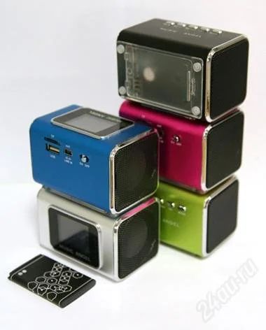 Лот: 1699966. Фото: 1. Колонки с FM-приемником MD-07... Другое (смартфоны, связь, навигация)