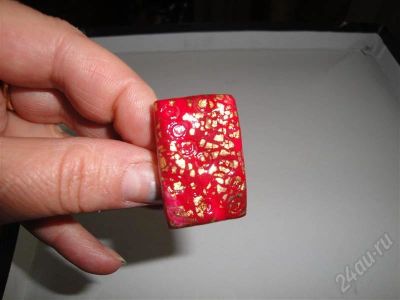 Лот: 363010. Фото: 1. Изделия из полимерной глины,кольцо... Кольца, перстни