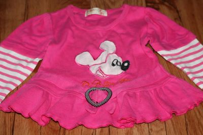 Лот: 6328986. Фото: 1. Туника с микки-маусом на 1,5 годика. Рубашки, блузки, водолазки