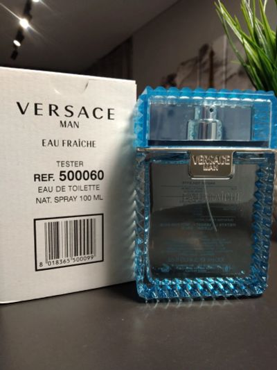 Лот: 6559612. Фото: 1. Тестер Versace Man Eau Fraiche... Мужская парфюмерия