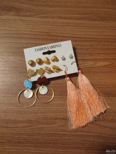 Лот: 16932017. Фото: 1. Набор серёжек. Серьги. Серьги, каффы