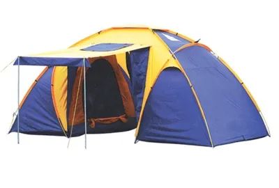 Лот: 20347914. Фото: 1. Палатка двухкомнатная с тамбуром... Палатки, тенты