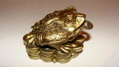 Лот: 2486368. Фото: 1. новая ! денежная жаба (3), 4*5... Талисманы, амулеты, предметы для магии