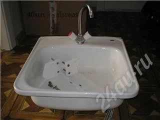 Лот: 302527. Фото: 1. Раковина+смеситель для кухни. Мойки кухонные