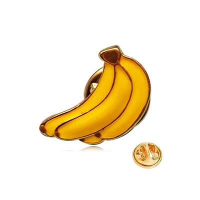 Лот: 14569480. Фото: 1. Брошь "Банан" с эмалью. арт. 315. Броши