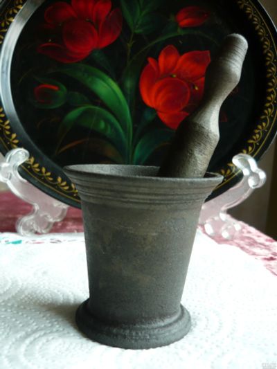 Лот: 14067532. Фото: 1. Ступка и пестик.Чугун,Каслинское... Предметы интерьера и быта