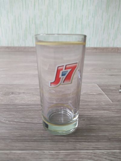 Лот: 20714959. Фото: 1. Стакан 350мл. с логотипом J7. Кружки, стаканы, бокалы