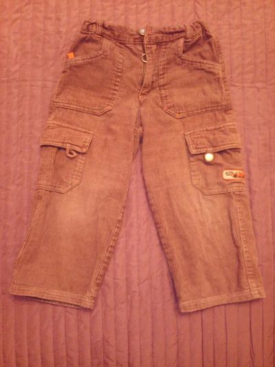 Лот: 6156991. Фото: 1. Вельветовые брюки Sela на 4 года. Брюки, шорты, джинсы