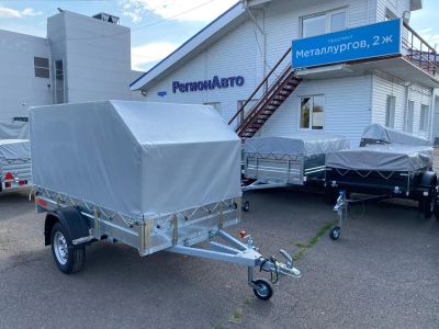Лот: 21506205. Фото: 1. Прицеп Аляска Комсомолец (оцинк... Прицепы, полуприцепы