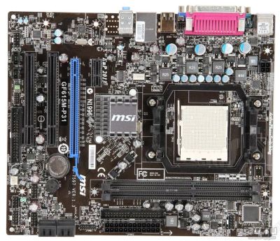 Лот: 16979759. Фото: 1. Материнская плата MSI GF615M-P33. Материнские платы