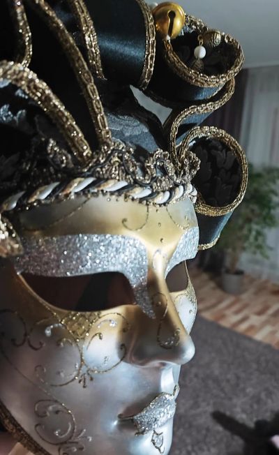 Лот: 19703918. Фото: 1. Маска венецианская карнавальная. Карнавальные маски, шляпы, аксессуары