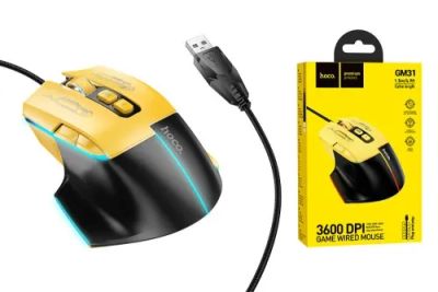 Лот: 25889748. Фото: 1. Мышь игровая проводная Hoco GM31... Клавиатуры и мыши