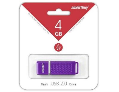 Лот: 20638431. Фото: 1. USB Flash SmartBuy Quartz 4GB... Карты памяти