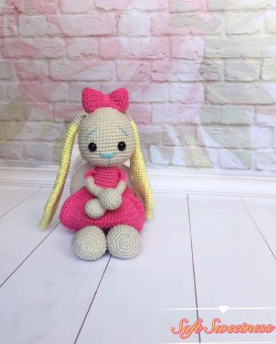 Лот: 13369815. Фото: 1. Зайка из полухлопка. Мягкие