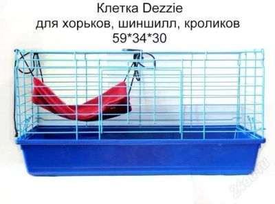 Лот: 2943002. Фото: 1. Клетка Dezzie 59*34*30 для хорьков... Домики, переноски, клетки, когтеточки