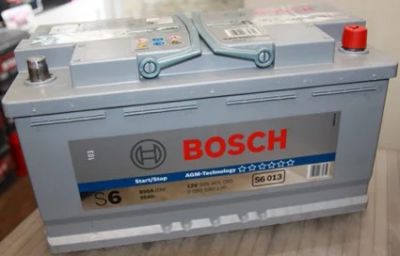 Лот: 3220996. Фото: 1. Bosch-95R S6 обр. AGM зал. Германия. Аккумуляторы