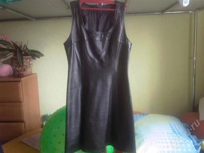 Лот: 408991. Фото: 1. Сарафан кожаный. Платья