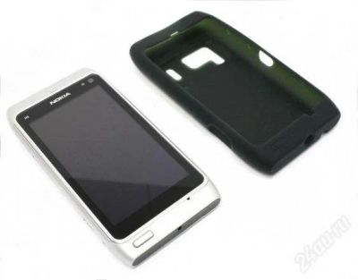 Лот: 2448414. Фото: 1. nokia n8-00 silver white. Смартфоны