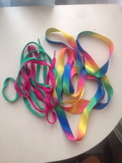 Лот: 9032103. Фото: 1. Цветные шнурки на кеды New Yorker. Кеды, кроссовки, слипоны