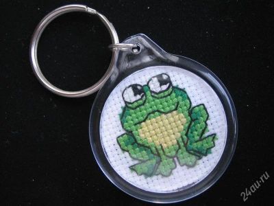 Лот: 1681956. Фото: 1. Брелок Лягушка. Другое (ручная работа)