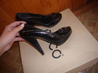 Лот: 916878. Фото: 1. туфельки кожа -лак 36,5-37. Другое (женская обувь)