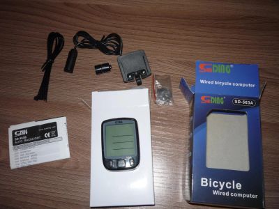 Лот: 6705966. Фото: 1. проводной велокомпьютер SunDing... Аксессуары